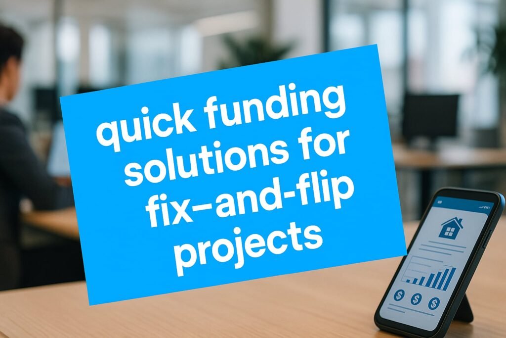Discover six proven quick funding solutions for fix-and-flip projects that serious investors use to secure profitable properties while their competition is still waiting on traditional bank approvals.